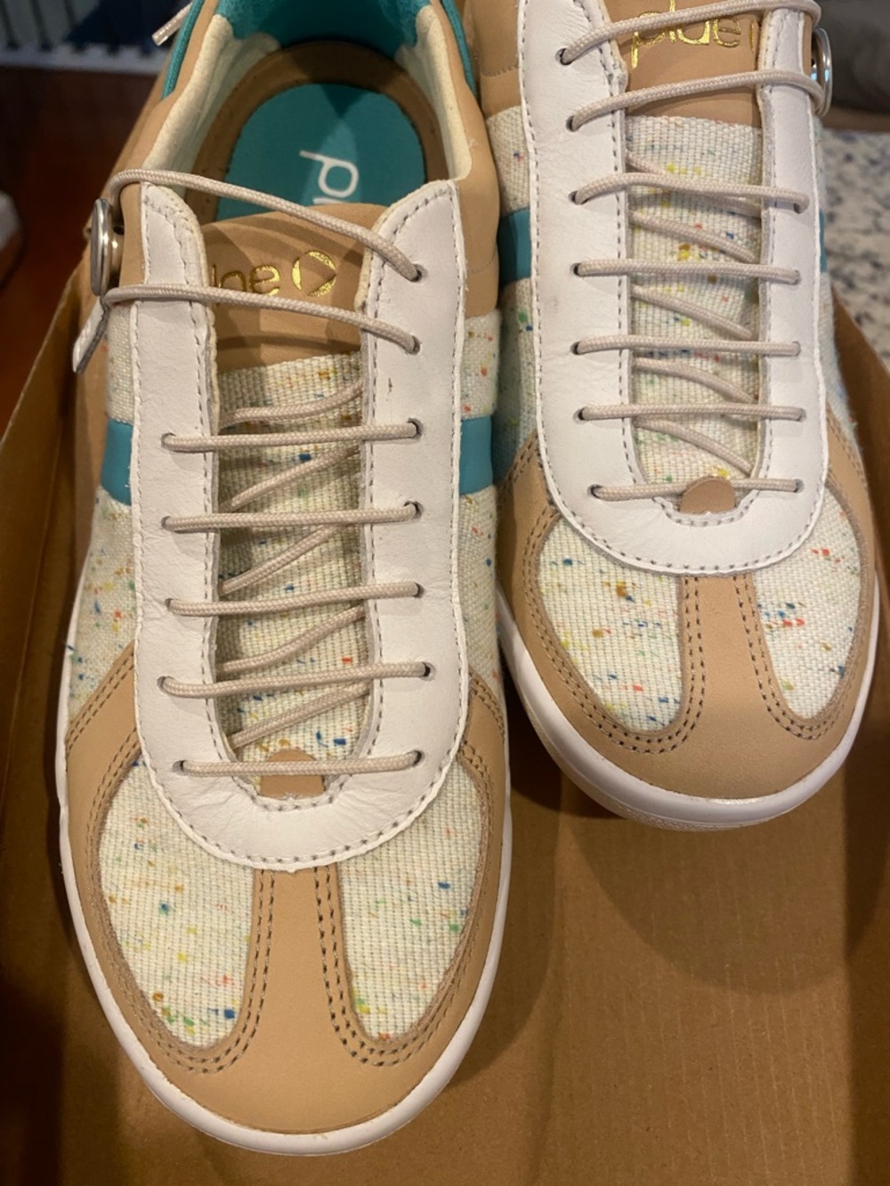 NWT PLAE Butler Turtledove sneakers unisex multicolor 7 women READ DESCRIPTION - Picture 2 of 7